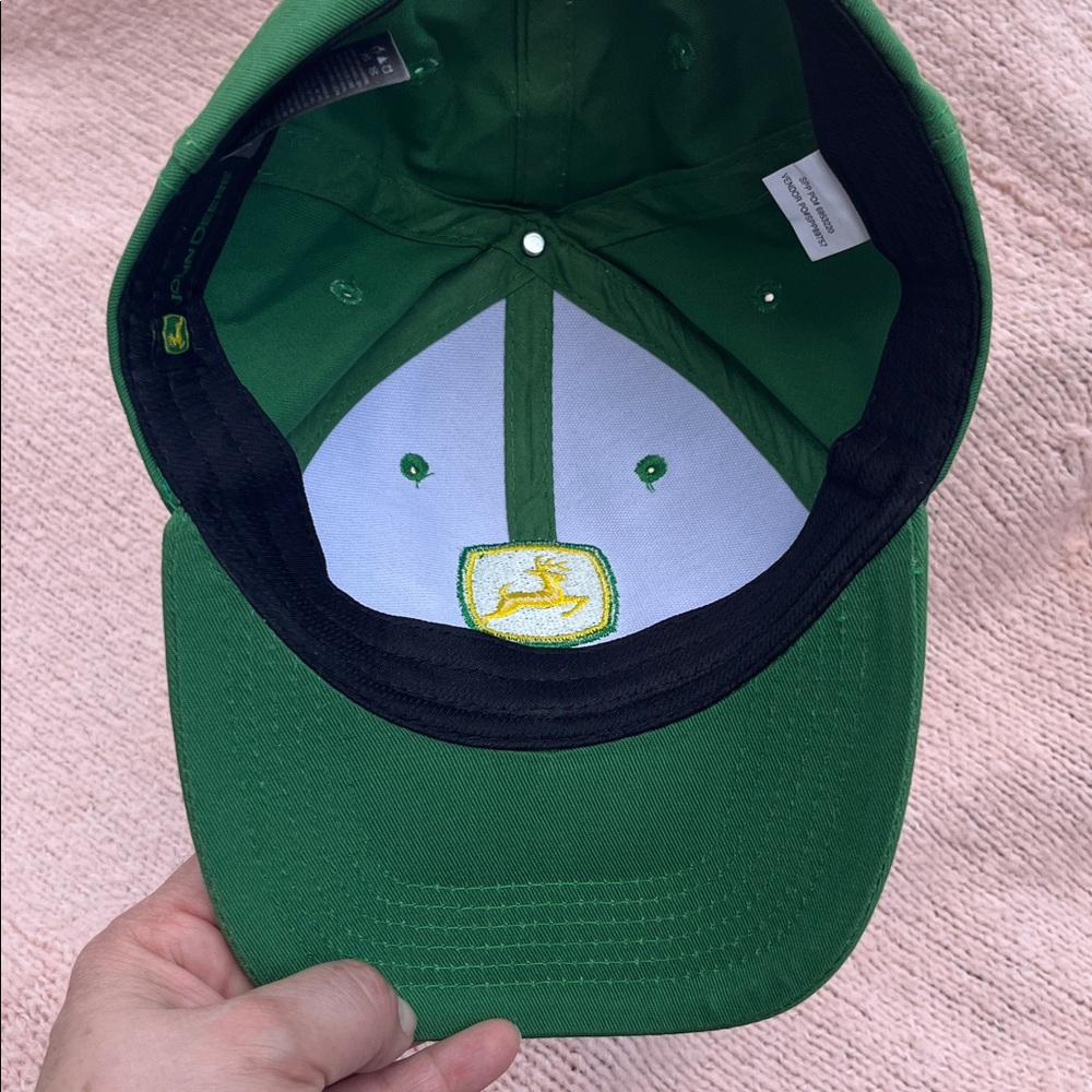 John Deere Green Cap with Yellow Logo - Picture 4 of 4